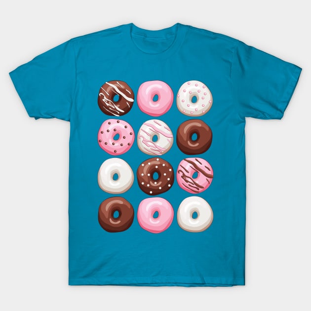 Donuts T-Shirt by Plushism